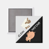 Dishwasher Magnet Magneet (Voorkant / Achterkant)