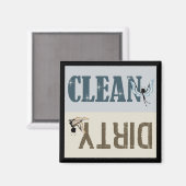 Dishwasher Magnet Magneet (Voorkant / Achterkant)