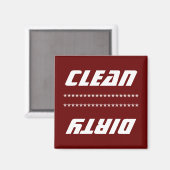Dishwasher Magnet Magneet (Voorkant / Achterkant)