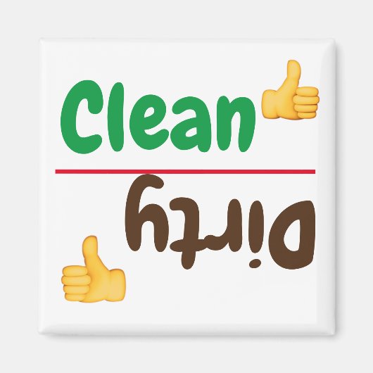 Dishwasmachine Magneet (Voorkant)