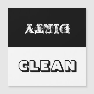 Dishwasmachine Magnet Clean of Dirty