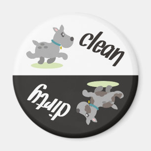 Dishwasmachine Magnet: Top Dog Magneet