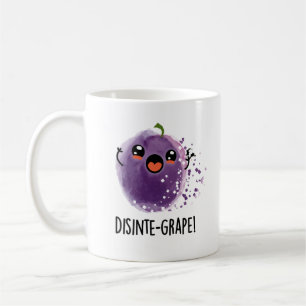 Disinte-druif Funny Disintegration Grape Pun Koffiemok