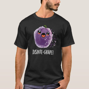 Disinte druif Funny Grape Pun Dark BG T-shirt