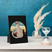 Disk Golf Basket Funny Cat Gift Player Fotoplaat (Zijkant)