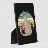 Disk Golf Basket Funny Cat Gift Player Fotoplaat (Zijkant)