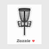 Disk Golf Basket Sticker (Vel)