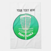 Disk Golf Frisbee Cage Theedoek (Verticaal)