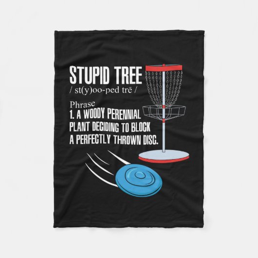 Disk Golf Gifts Fleece Deken (Voorkant)