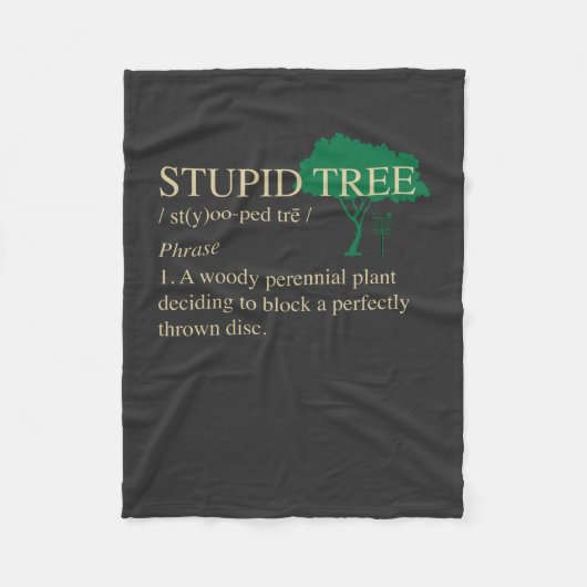 Disk Golf Gifts Fleece Deken (Voorkant)