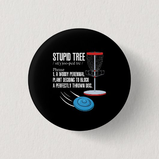 Disk Golf Gifts Ronde Button 3,2 Cm (Voorkant)