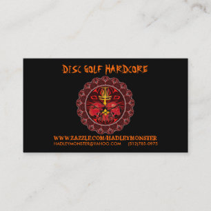 Disk Golf Hardcore Biz-kaarten Visitekaartje