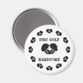 DISK GOLF HARDCORE MAGNEET (Voorkant / Achterkant)