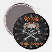 DISK GOLF HARDCORE MAGNEET (Voorkant / Achterkant)