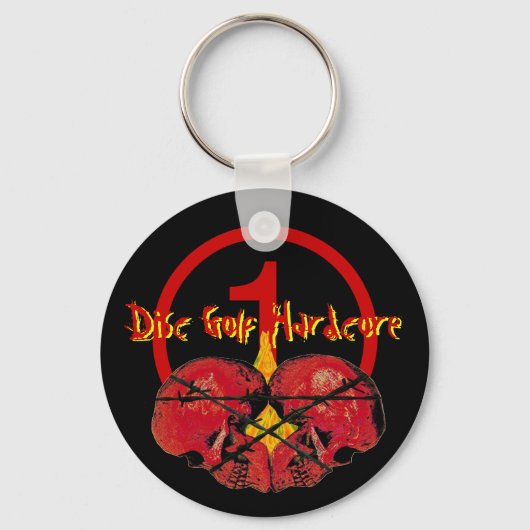 Disk Golf Hardcore Sleutelhanger (Voorkant)