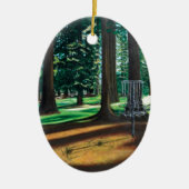 DISK GOLF KERAMISCH ORNAMENT (Voorkant)