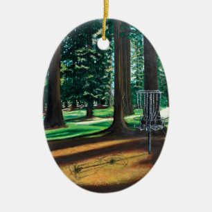DISK GOLF KERAMISCH ORNAMENT