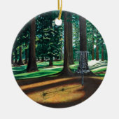 DISK GOLF KERAMISCH ORNAMENT (Voorkant)