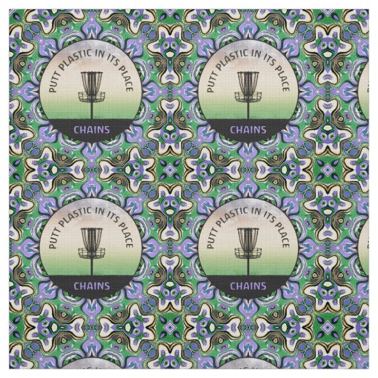 Disk Golf Mandala Stof (Swatch)