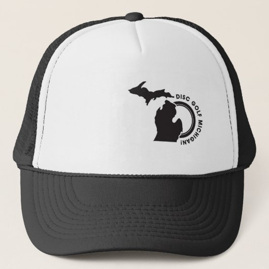 Disk Golf Michigan Trucker Hat Pet (Voorkant)