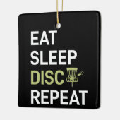 Disk Golf Player | Eat Sleep Disk Golf Repo Keramisch Ornament (Links)