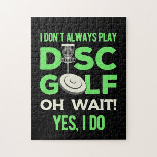 Disk Golf Player Ik speel niet altijd de Golf va Legpuzzel