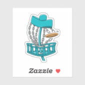 Disk Golf Rattling Chains Sticker (Vel)