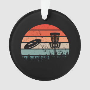 Disk Golf Retro Ornament