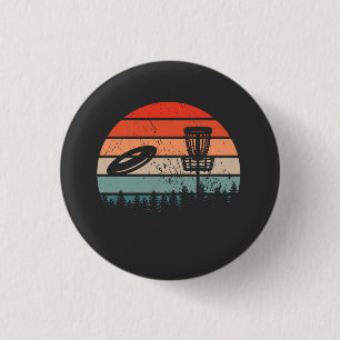 Disk Golf Retro Ronde Button 3,2 Cm