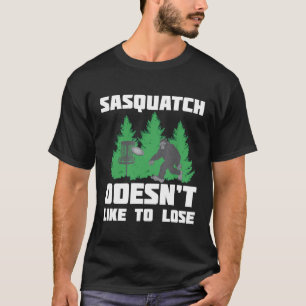 Disk Golf Sasquatch Funny Bigfoot T-shirt