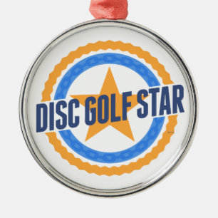 Disk Golf Star Metalen Ornament