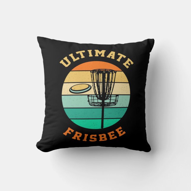 Disk Golf Ultimate Frisbee Kussen (Voorkant)