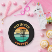 Disk Golf Ultimate Frisbee Papieren Bordje (Feest)