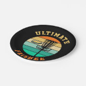 Disk Golf Ultimate Frisbee Papieren Bordje (Gekanteld)