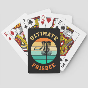 Disk Golf Ultimate Frisbee Pokerkaarten
