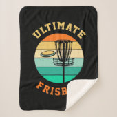 Disk Golf Ultimate Frisbee Sherpa Deken (Voorkant)