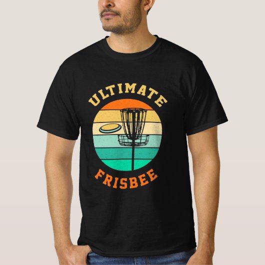 Disk Golf Ultimate Frisbee T-shirt (Voorkant)