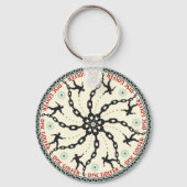 Disk Golfer Sleutelhanger (Voorkant)