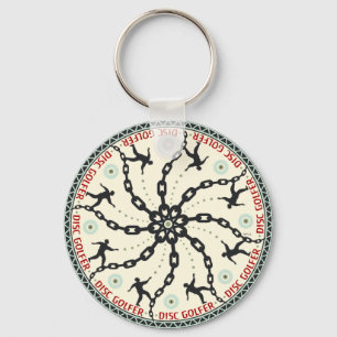 Disk Golfer Sleutelhanger