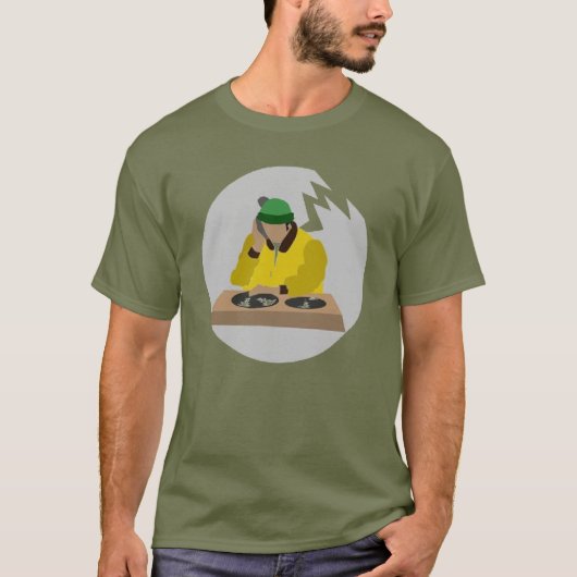 Disk Jockey DJ T-Shirt (Voorkant)