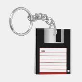  diskette herstellen sleutelhanger (Voorkant Links)