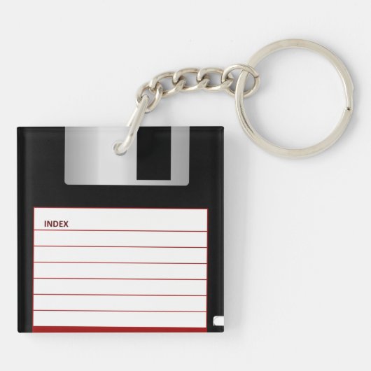 diskette sleutelhanger (Achterkant)
