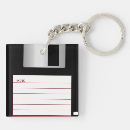  diskette sleutelhanger (Achterkant)