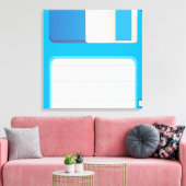 Diskettes voor diskettes canvas afdruk (Insitu (Woonkamer))