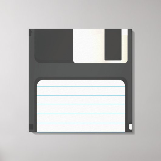 Diskettes voor diskettes canvas afdruk (Voorkant)