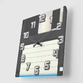 Diskettes voor diskettes vierkante klok (Hoek)