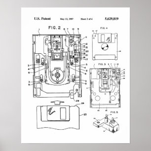 Diskettestation-patent Poster