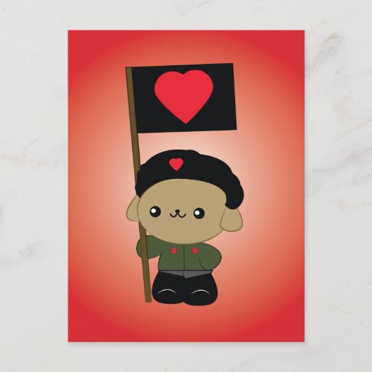 Diskus Revolution Puppy Post Card Briefkaart (Voorkant)