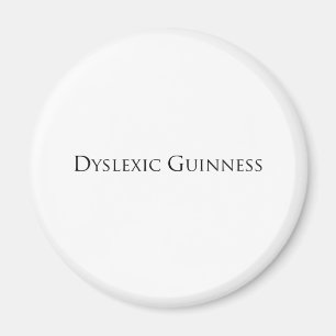 dislexische guerheid - zwart.png magneet