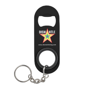 Dismantel Black Sleutelhanger met flesopening Mini Flessenopener